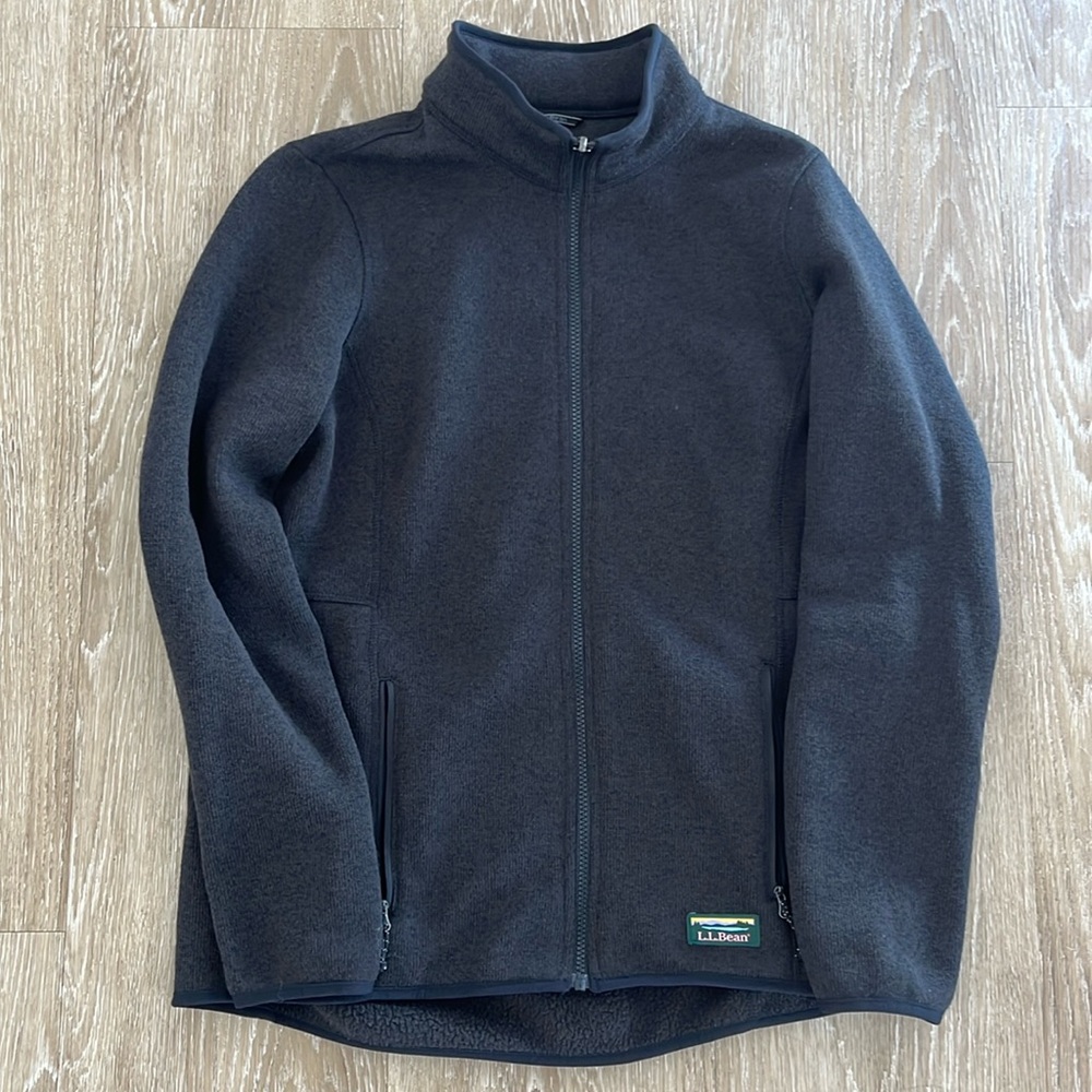 LL BEAN Full Zip Fleece New